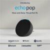 Introducing Echo Pop | Full sound compact smart speaker with Alexa | Charcoal