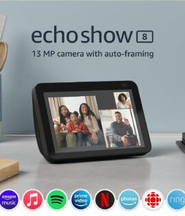 Echo Show 8 (2nd Gen, 2021 release) | HD smart display with Smart Home connectivity and Alexa | Charcoal