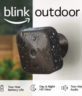 Blink Outdoor (3rd Gen) - wireless, weather-resistant HD security camera, two-year battery life, motion detection, set up in minutes – 2 camera system